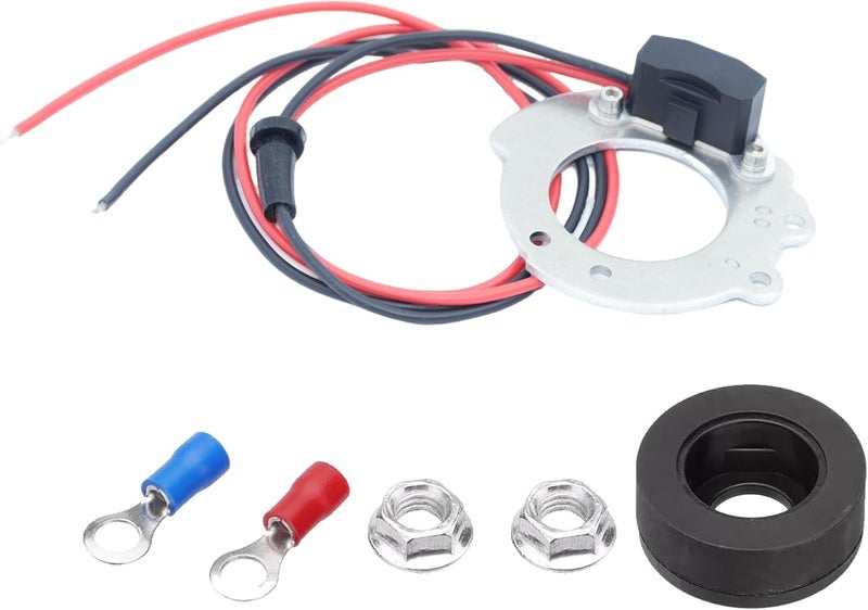 RigidWire Store 1244A Electronic Ignition Module Kit Waterproof Compatible with Ford Tractors 2N 9N 8N 500-800 Series V4 4 Cylinder 12V Replace OE 311185 8N12127B FDN12127A FAC12127D - Image 1